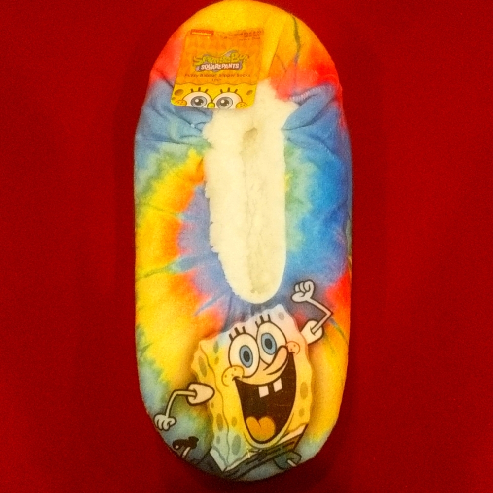 SpongeBob SquarePants Slipper Socks. M/L